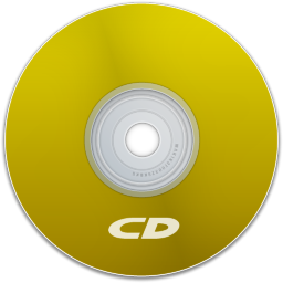 CD Yellow Icon 256x256 png
